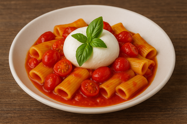 paccheri con sugo di pomodoro a domicilio bellinzona